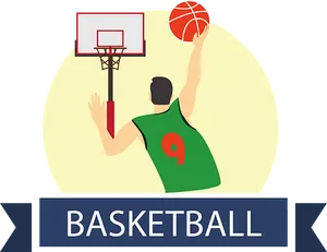 Basketball Player Shooting Graphic PNG image