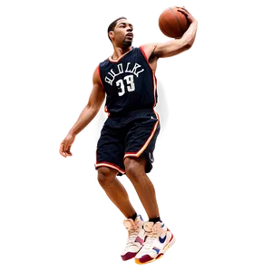 Basketball Player Silhouette Dunk PNG Acg90