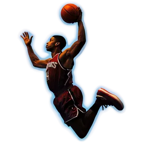 Basketball Player Silhouette Dunk Png Pvc36 PNG image