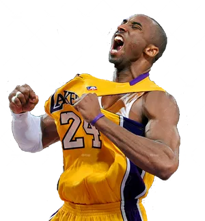 Basketball_ Player_ Victory_ Scream PNG image