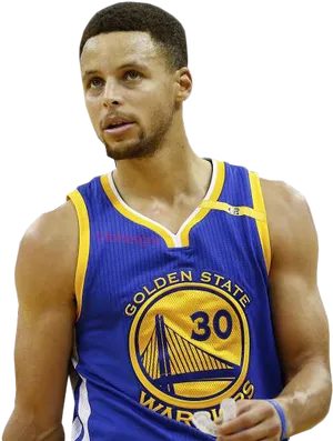 Basketball Playerin Blue Jersey PNG