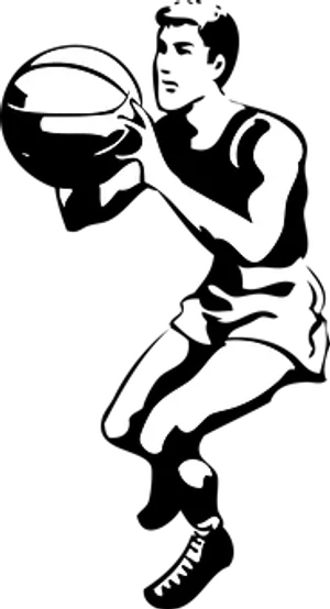 Basketball Silhouette Art
