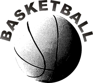 Basketball Text Artwork