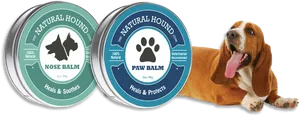 Basset Hound With Noseand Paw Balm Products PNG