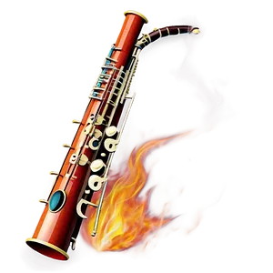 Bassoon In Fire PNG 06272024 PNG