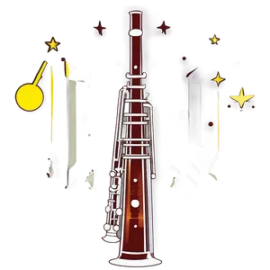 Bassoon Line Art PNG Ltu10 PNG