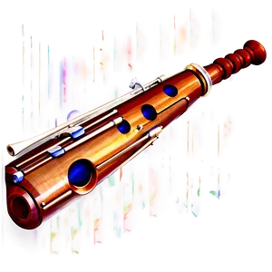 Bassoon On Blue PNG Kmg