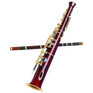 Bassoon With Butterfly PNG Ptq PNG