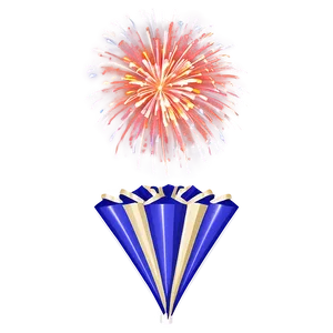 Bastille Day Fireworks PNG 05062024