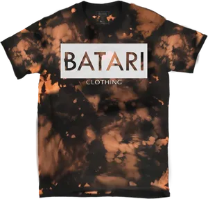 Batari Branded Tie Dye T Shirt PNG image