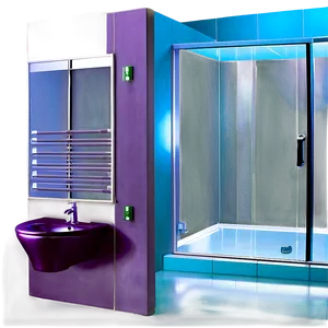 Bathroom Glass Door Png 73 PNG image