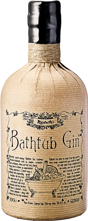 Bathtub Gin Bottle PNG image