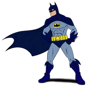 Batman Cartoon Action Pose Png 06252024 PNG image