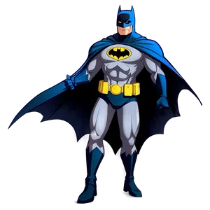 Batman Cartoon Silhouette Png Obl81 PNG image