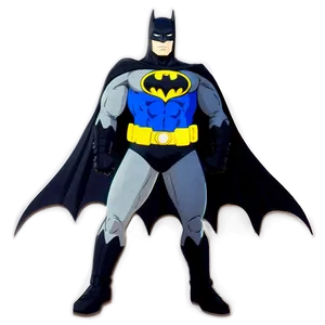 Batman In Action Cartoon Png Wpq99 PNG image