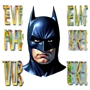 Batman Mask Digital Art PNG 05252024 PNG