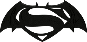 Batman_ Superman_ Logo_ Hybrid PNG image