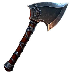 Battle Axe Graphic PNG 05252024