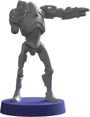 Battle Droid Model Render PNG image