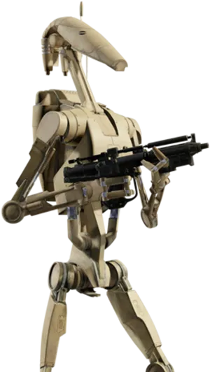 Battle Droid With Blaster PNG image