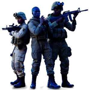 Battle Ready Soldiers Png 06122024 PNG image