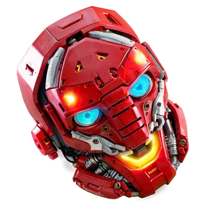 Battle Robot Head PNG Aqk