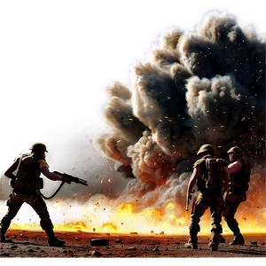 Battle Scene Explosion Png Vbo49 PNG image