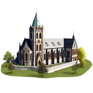 Bayern Gothic Cathedral Png 06252024 PNG image