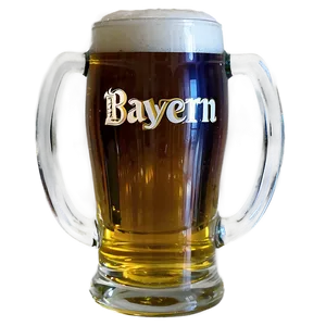 Bayern Wheat Beer Glass Png Seq84 PNG image