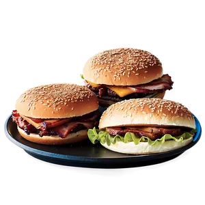 Bbq Bacon Burger Extravaganza Png 67 PNG image