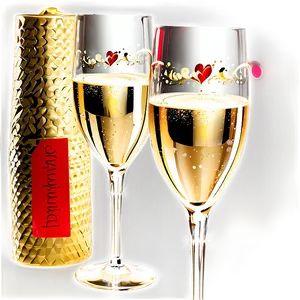Be My Valentine Champagne PNG 89