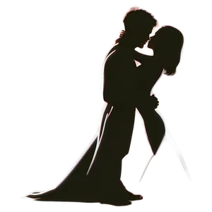 Be My Valentine Couple Silhouette PNG 81