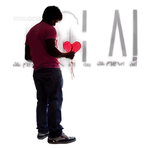 Be My Valentine Couple Silhouette PNG Kqm33 PNG