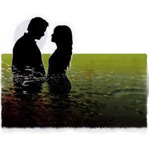Be My Valentine Couple Silhouette PNG Wdu PNG