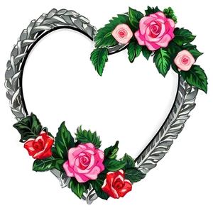 Be My Valentine Heart Wreath PNG 06282024 PNG