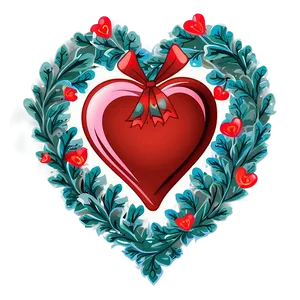 Be My Valentine Heart Wreath PNG 06282024 PNG