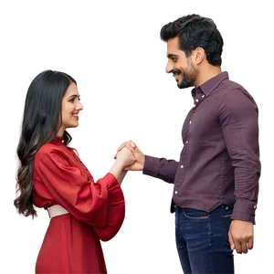 Be My Valentine Holding Hands PNG Obm95 PNG