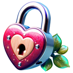 Be My Valentine Love Lock PNG 06282024 PNG