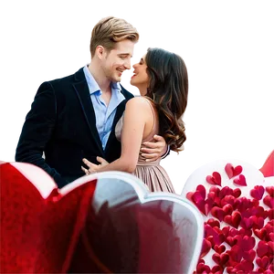 Be My Valentine Proposal Scene PNG Tqk17 PNG