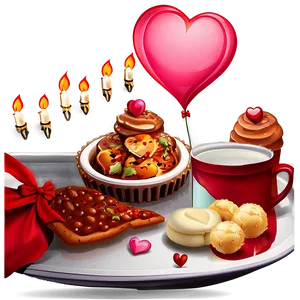 Be My Valentine Romantic Dinner PNG 06282024 PNG