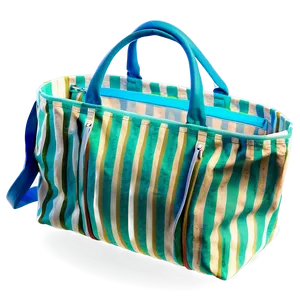 Beach Bag With Cosmetic Pouch PNG 43