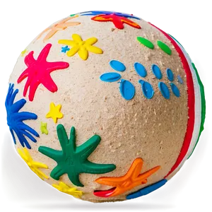 Beach Ball In Sand PNG Hyu