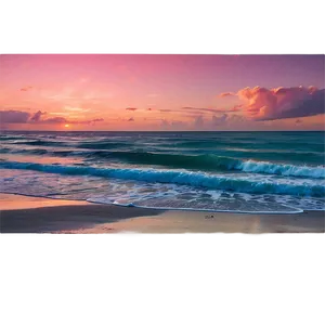 Beach Dusk Twilight PNG Ais PNG