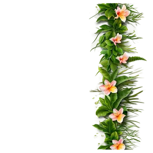 Beach Flora Border PNG Fsg90 PNG