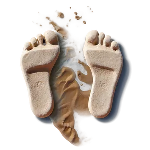 Beach Footprints Sand PNG Mwb27 PNG