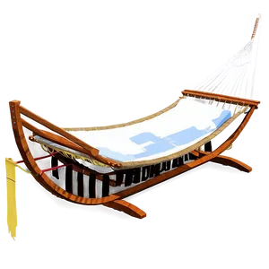 Beach Hammock Relaxation Png 06132024 PNG image