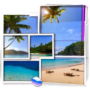 Beach Honeymoon Sunset PNG Pti
