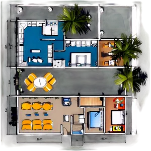 Beach House Floor Plan PNG 06262024