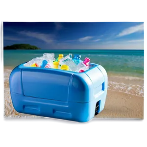 Beach Ice Cooler Png 06292024 PNG image