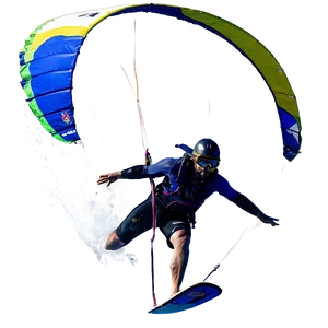 Beach Kite Surfing PNG 06132024